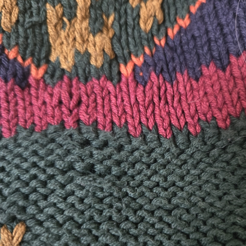 Britches Geometric Vintage Hand Knit Sweater - Picture 5 of 9